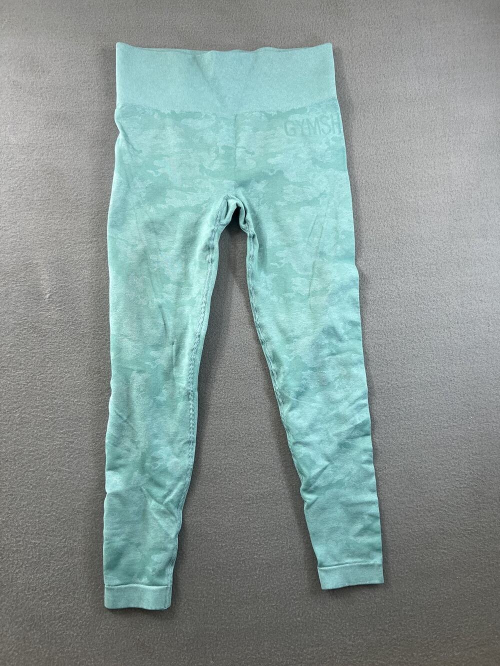 Gymshark Women's Adapt Camo Seamless Leggings Size Small Blue Green Activewear